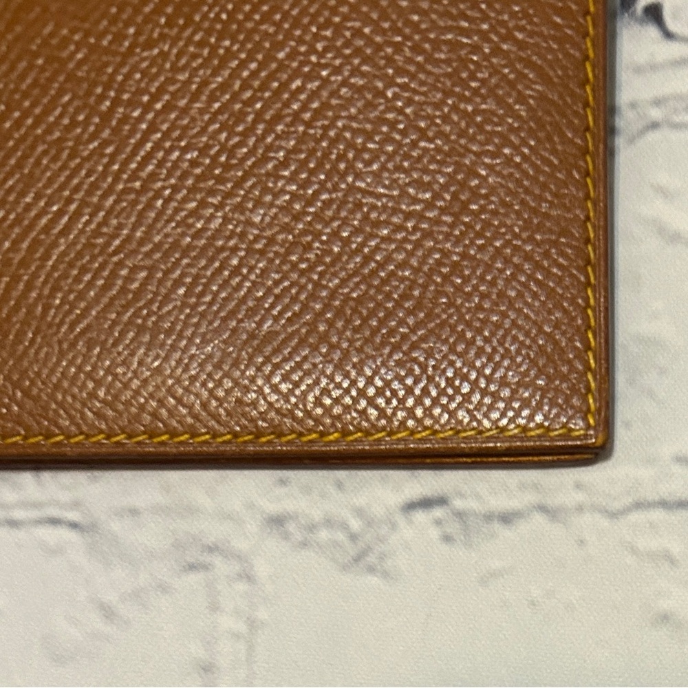 Hermès Leather Globe-Trotter PM Agenda / Passport Holder & Shopping Bag - EUC - Picture 11 of 12